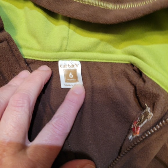 Carter Baby 2 piece Soft bear outfit Size 6 months - Picture 4 of 9